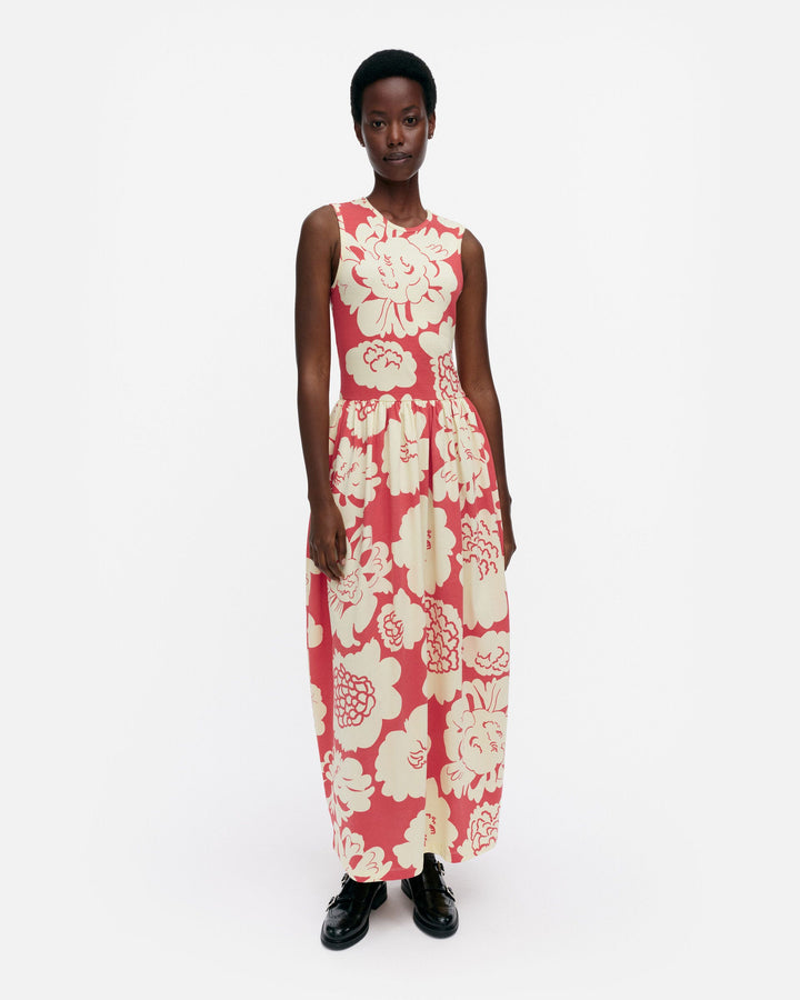 drapèe pioni jersey dress