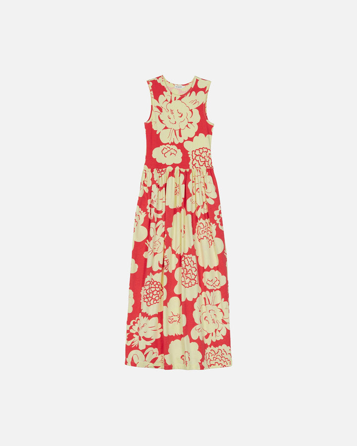 drapèe pioni jersey dress