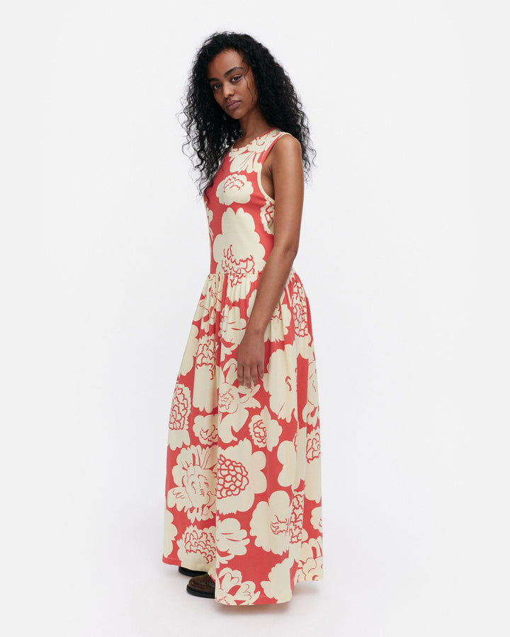 drapèe pioni jersey dress