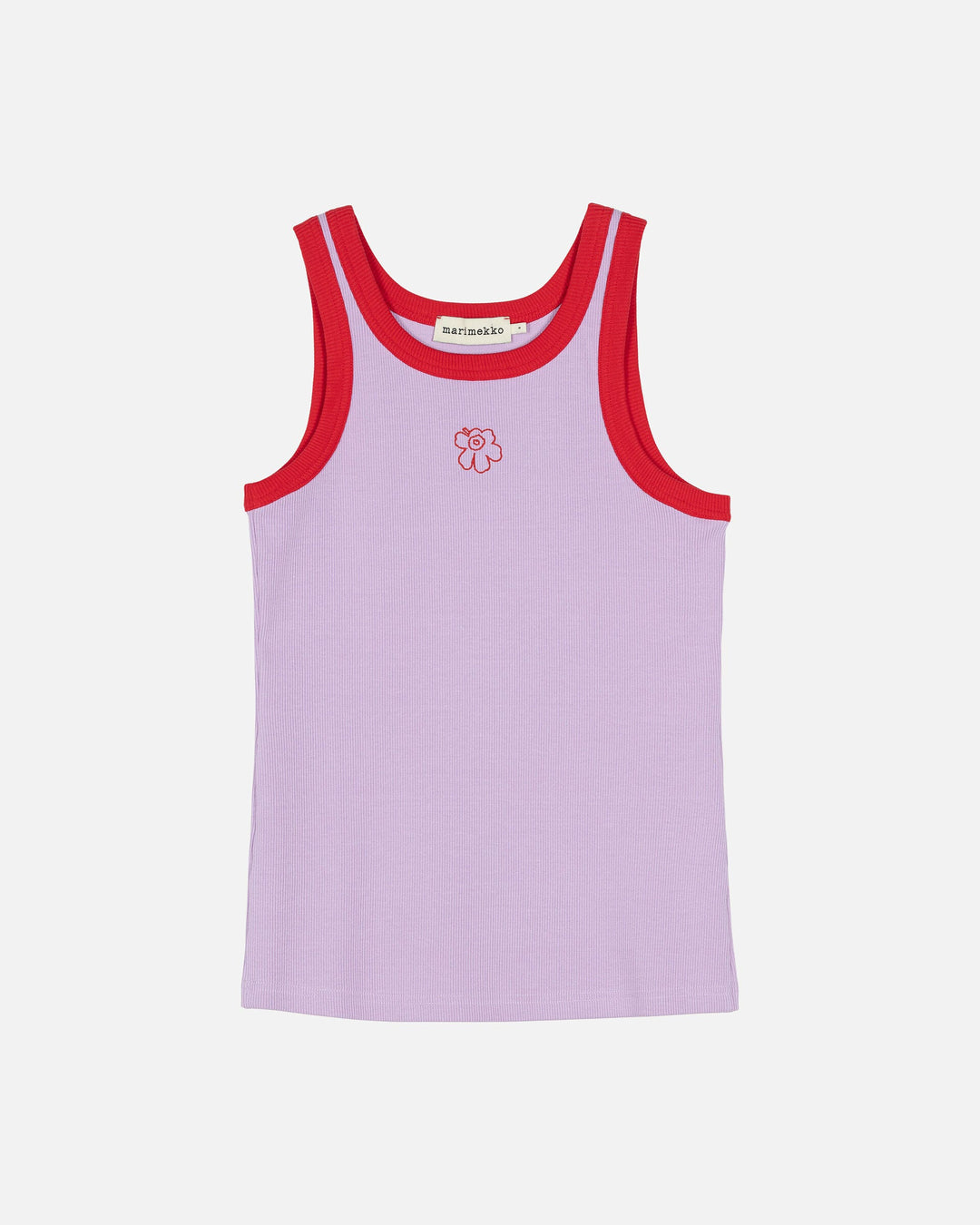 surrea piirto unikko placement jersey top - lilac