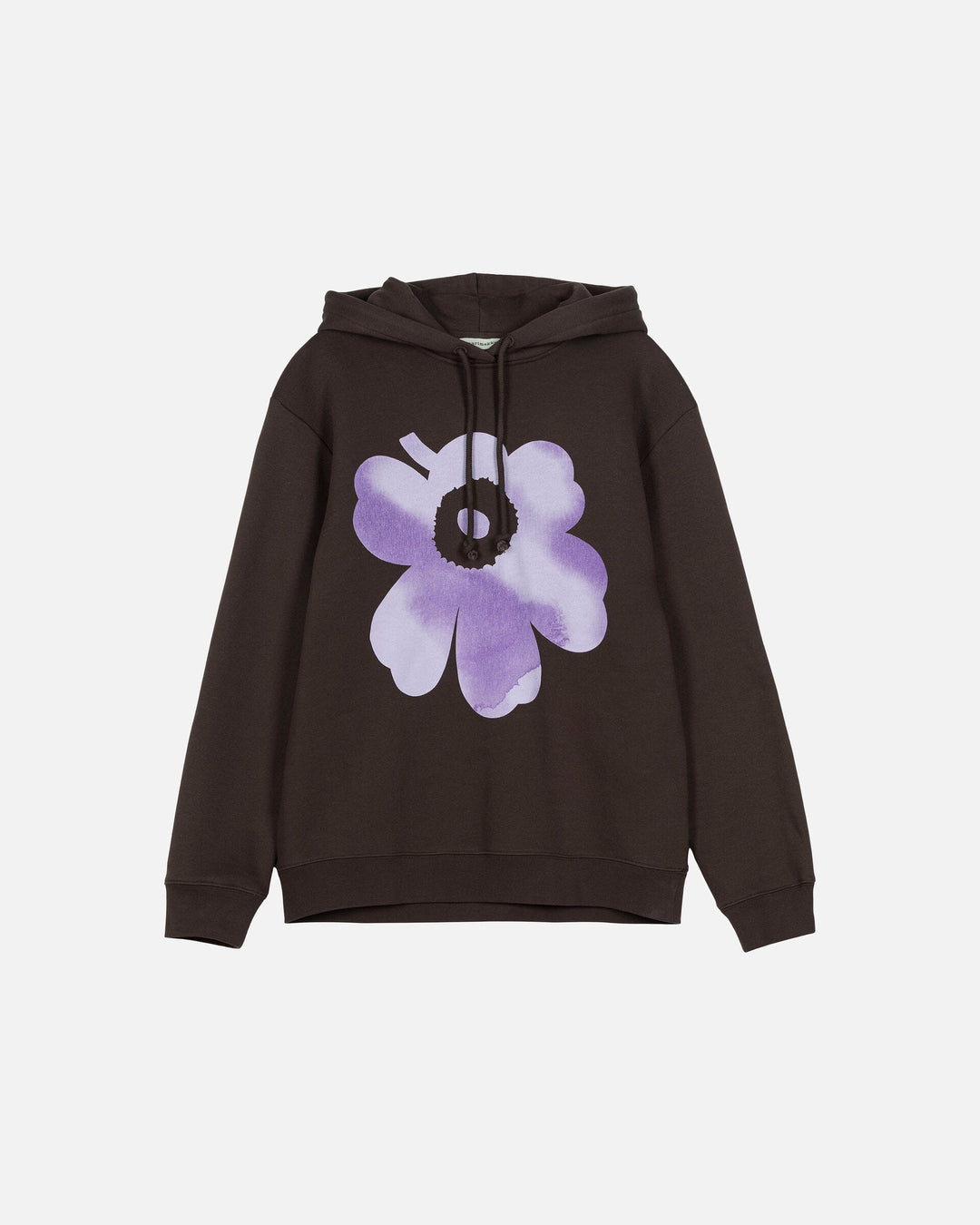 kioski runoja unikko placement hoodie - brown/lilac