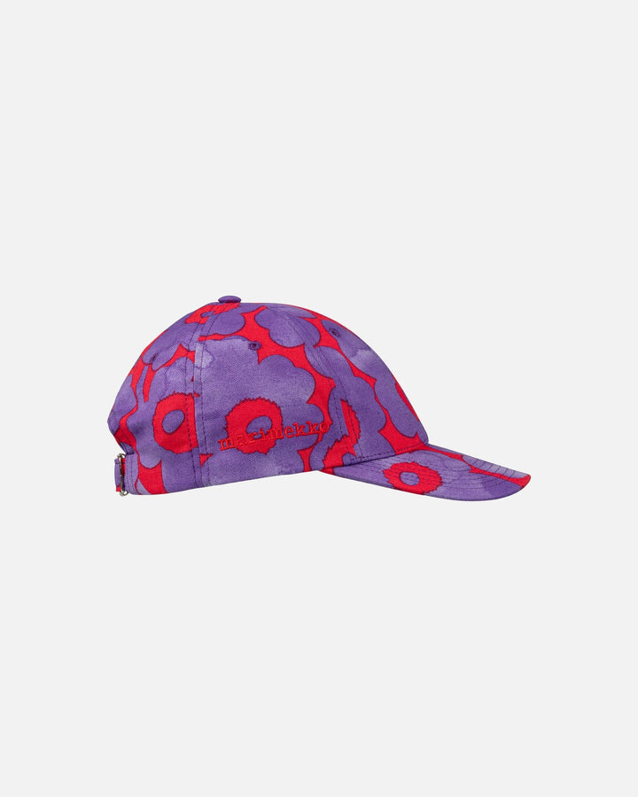 kioski kohde akvarelli unikko cap - red/purple