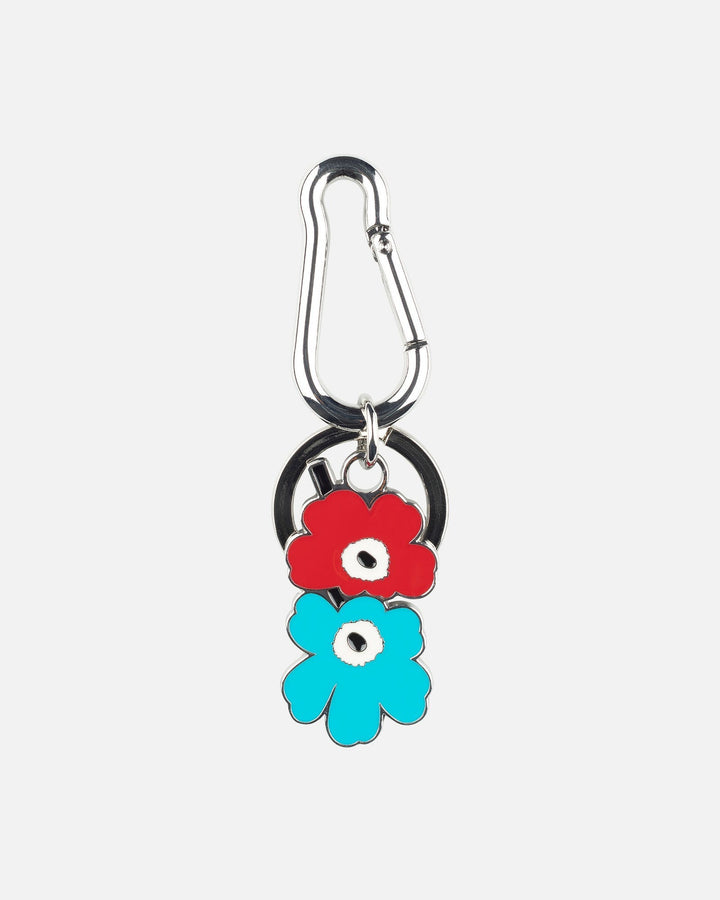 puhallus unikko keychain - cerulean/red