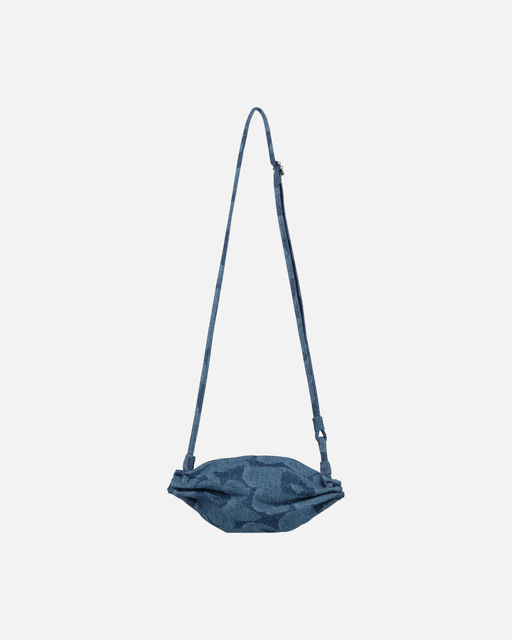 pikku karla unikko denim bag - blue