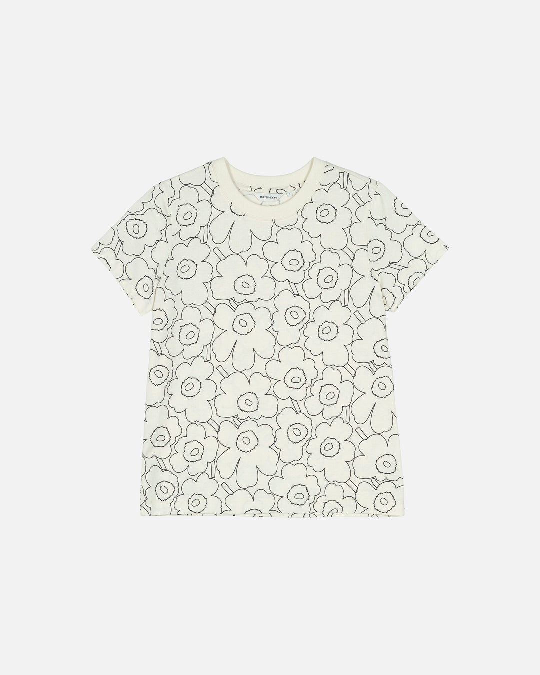 heleys piirto unikko t-shirt - white