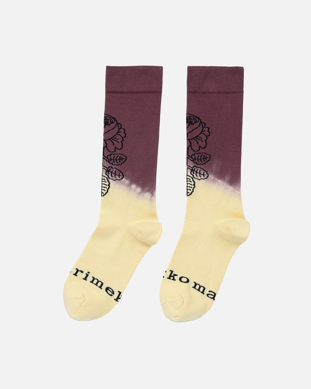 kioski detsku vihkiruusu logo socks - yellow/brown
