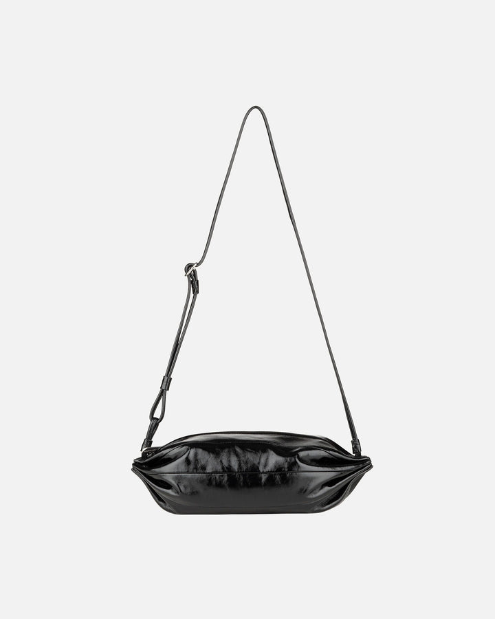 karla patent leather bag - black