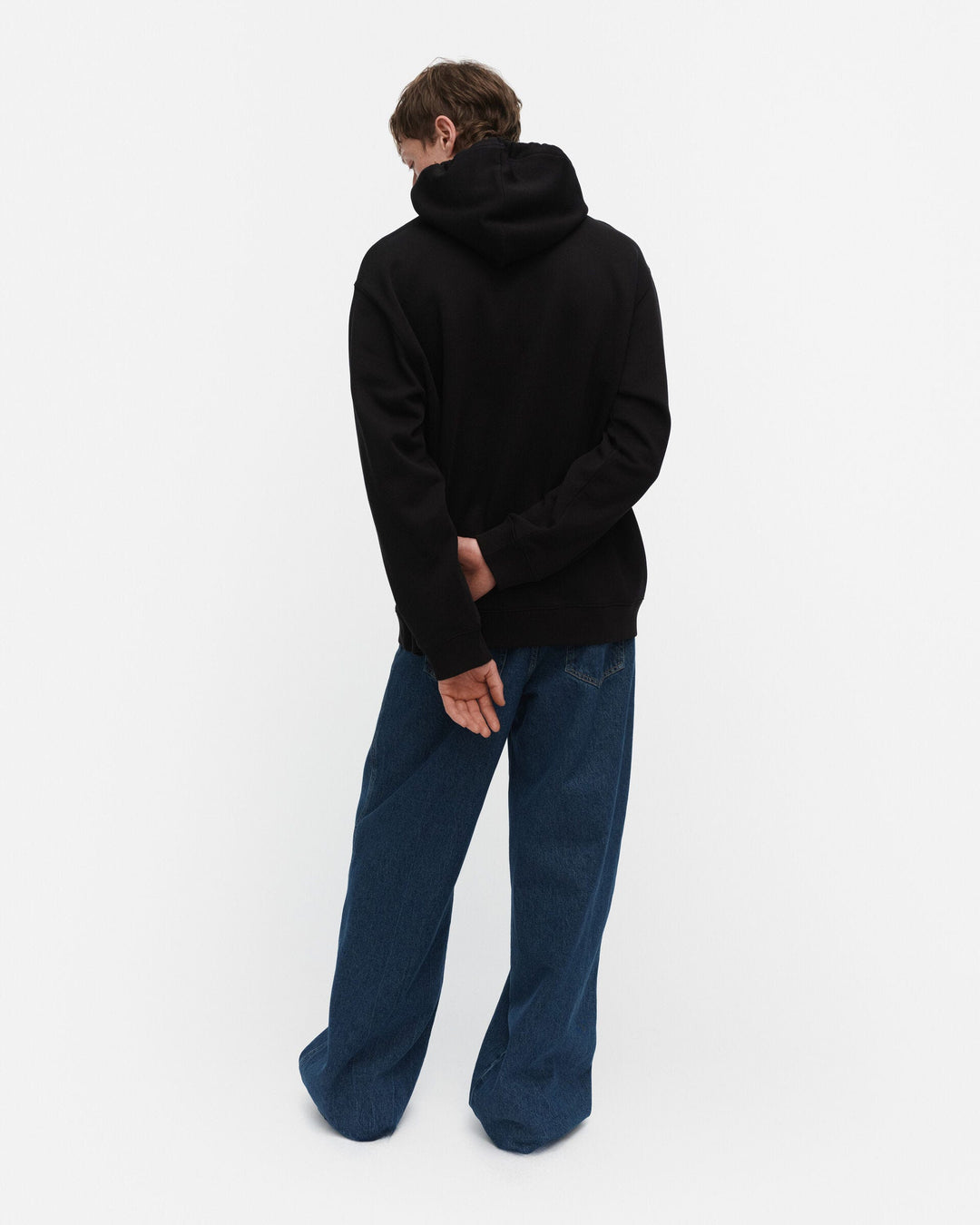 kioski teesi unikko placement hoodie - black