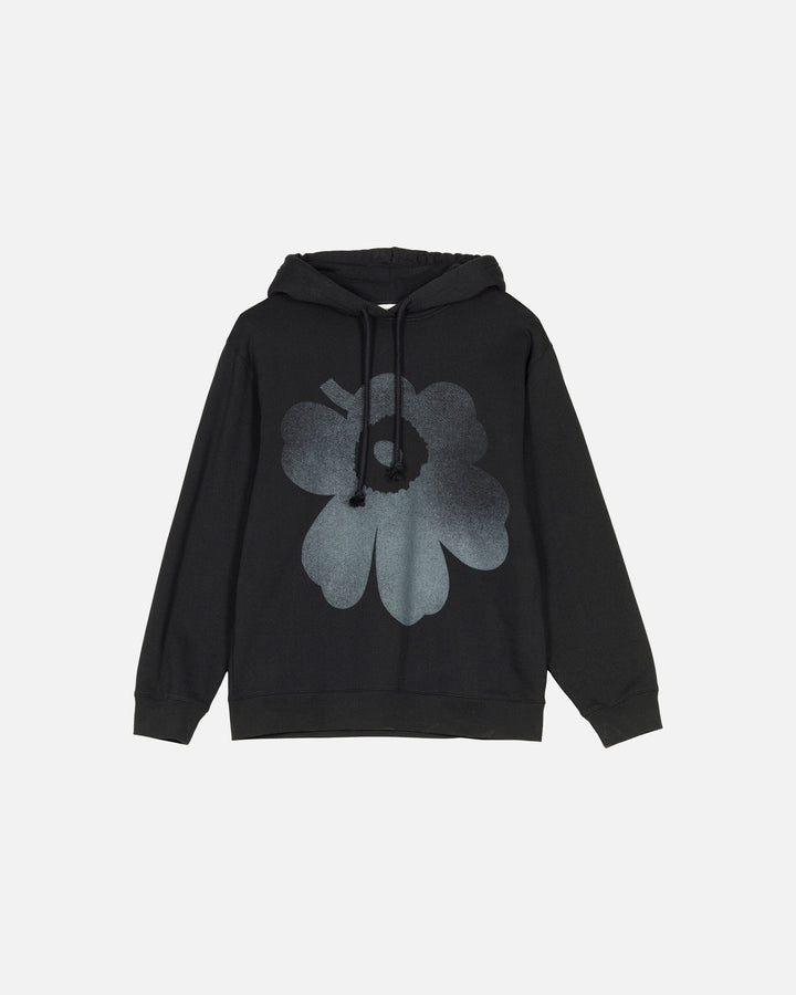 kioski teesi unikko placement hoodie - black