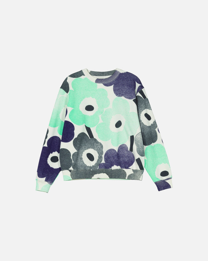 kioski leiot unikko sweatshirt - seafoam/purple