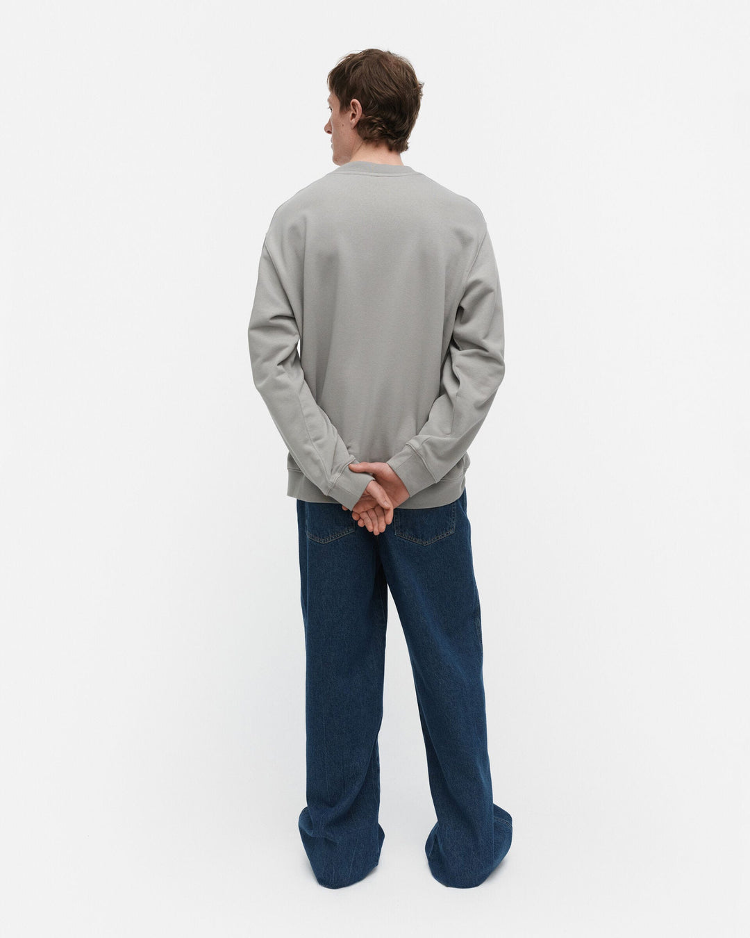 loisto unikko placement sweatshirt - grey