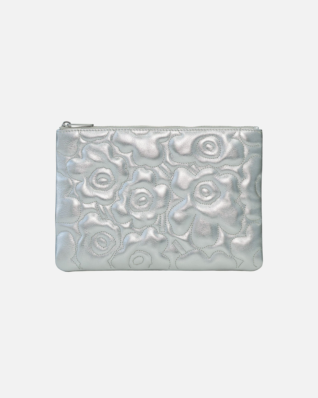 pouch bag unikko clutch - silver