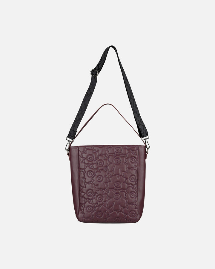 gratha unikko tote shoulder bag - berry