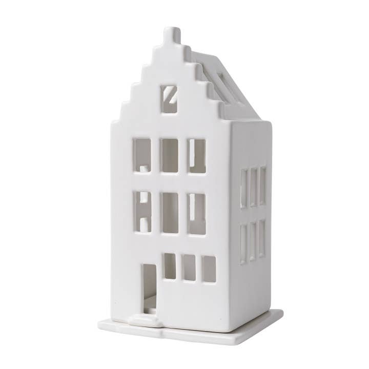 Canal House Tealight Holder - Steeped Gable