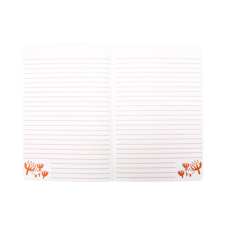 Moomin Picking Flowers A5 Notebook - Yellow
