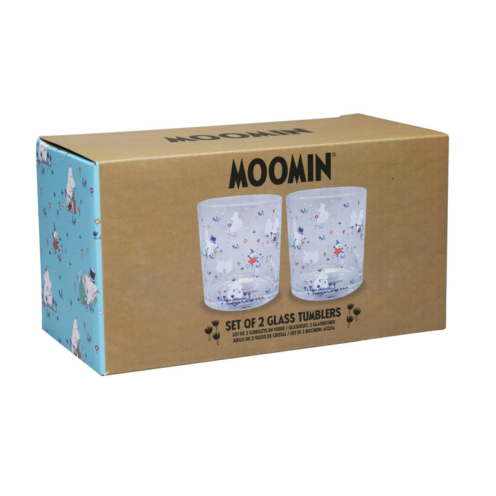 Moomin Glass Tumbler Set