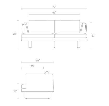 Loophole 2 Seat Sofa