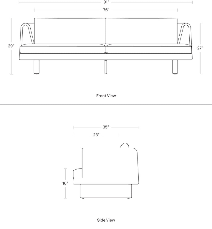 Loophole 3 Seat Sofa