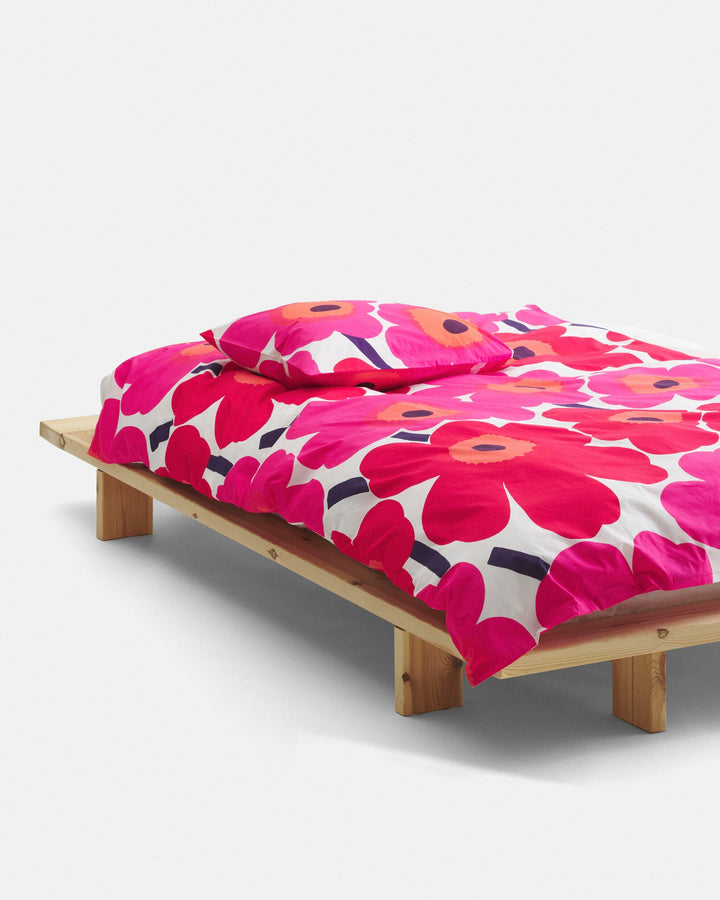 unikko euro duvet cover queen red