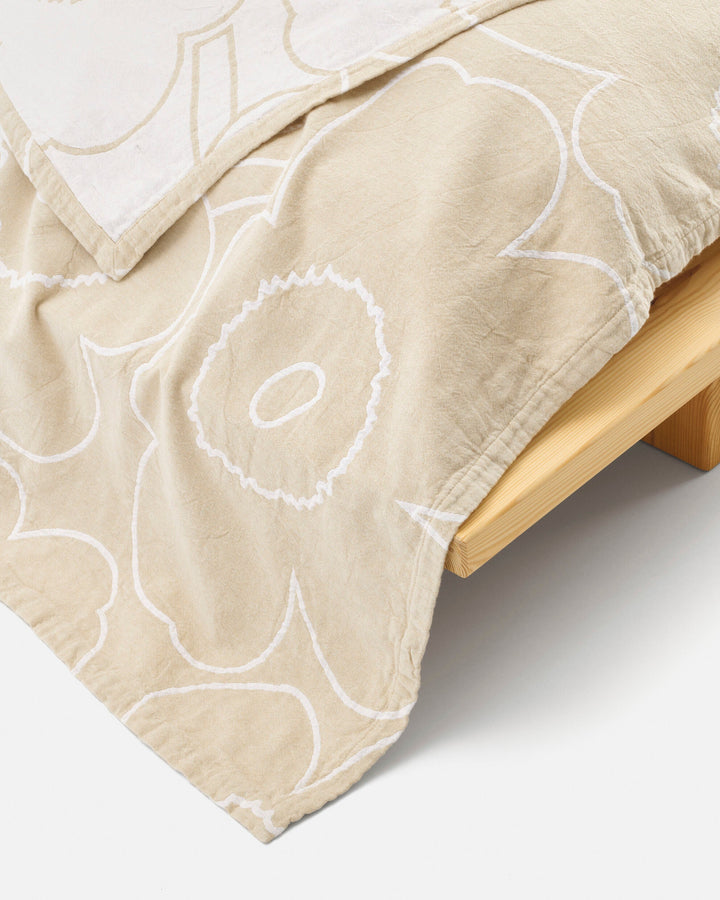 piirto unikko bedspread euro queen - beige