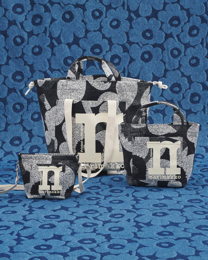 mono mini crossbody unikko bag - black speckle