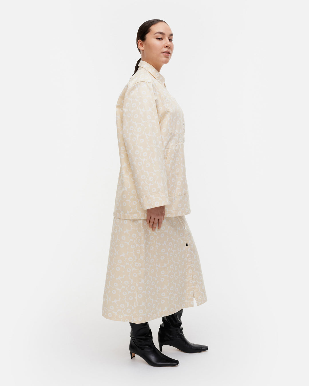 paluu unikko cotton overshirt