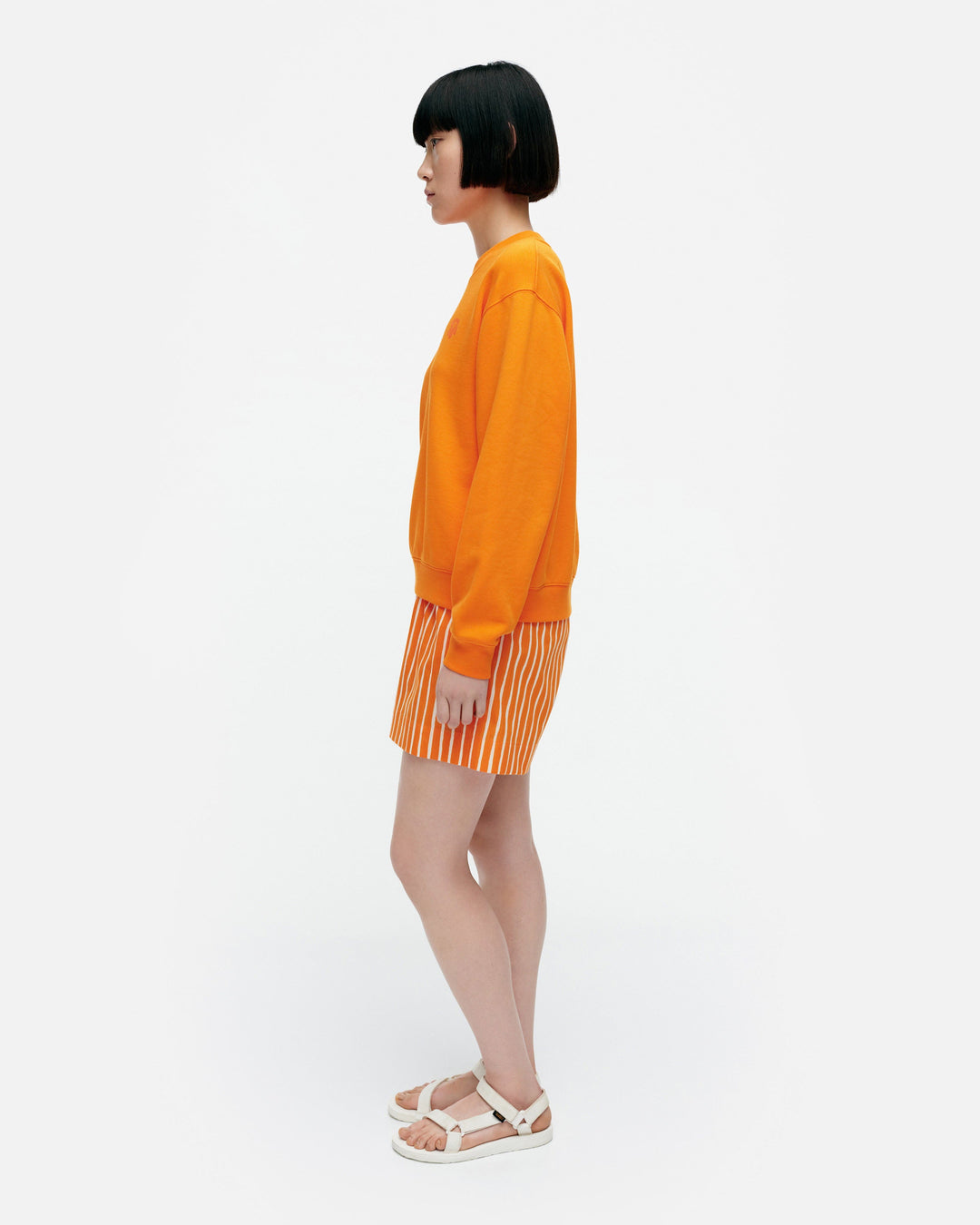 kioski leiot unikko sweatshirt - orange