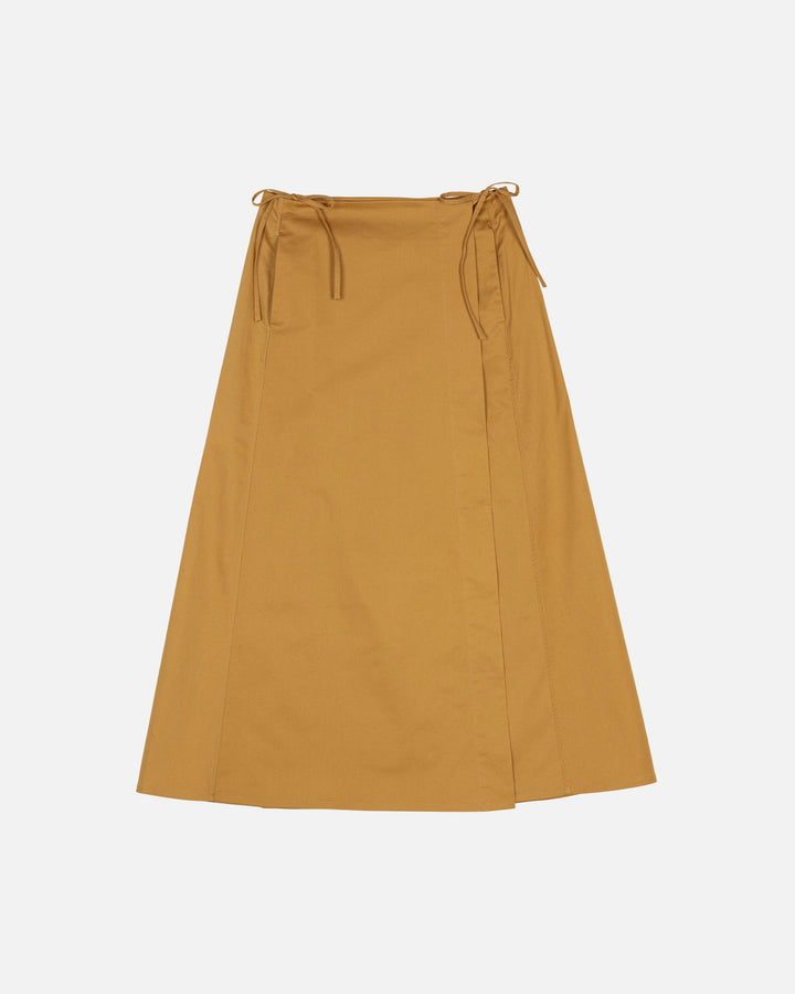 raate solid - cotton wrap skirt