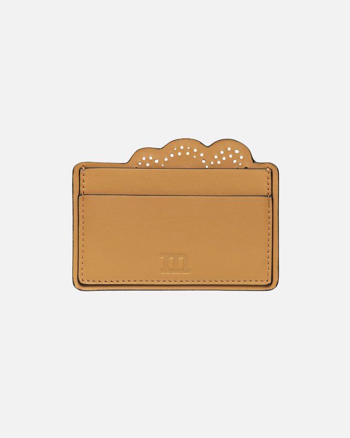 imprint card holder unikko - mustard