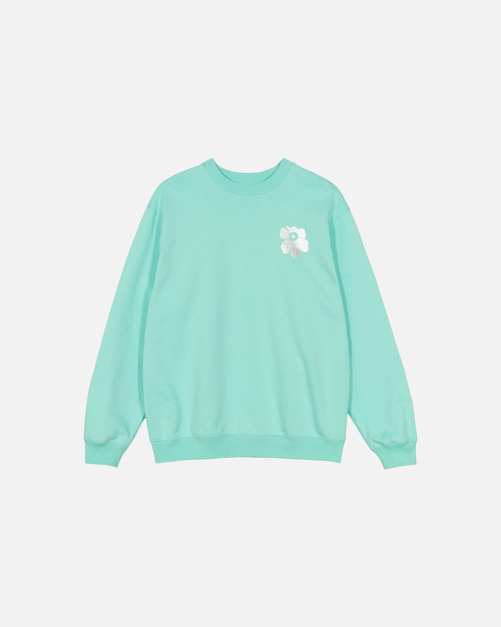 kioski loisto unikko sweatshirt - turquoise