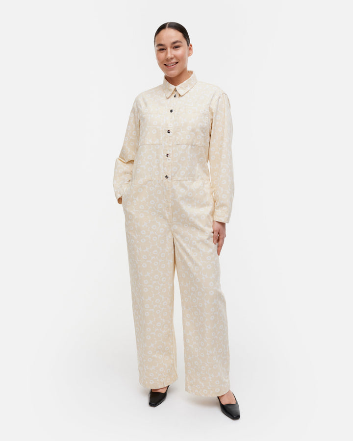 papaver unikko cotton overall - cream