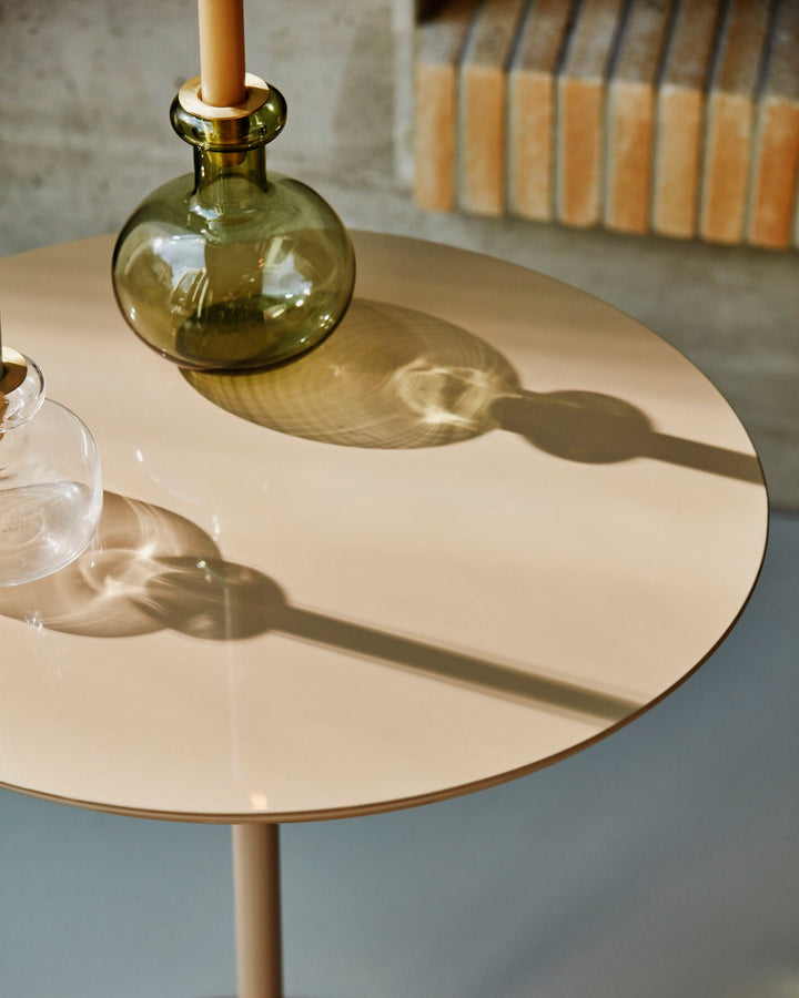 butticula candle holder - moss green