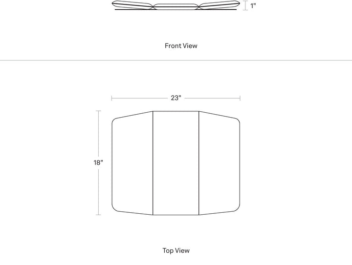 Offline Outdoor Lounge Chair Seat Pad