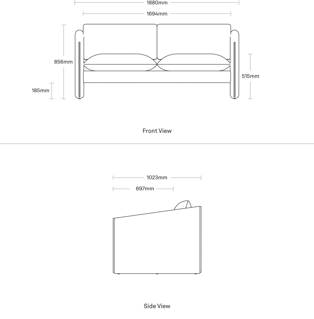 Softmore 74" Sofa