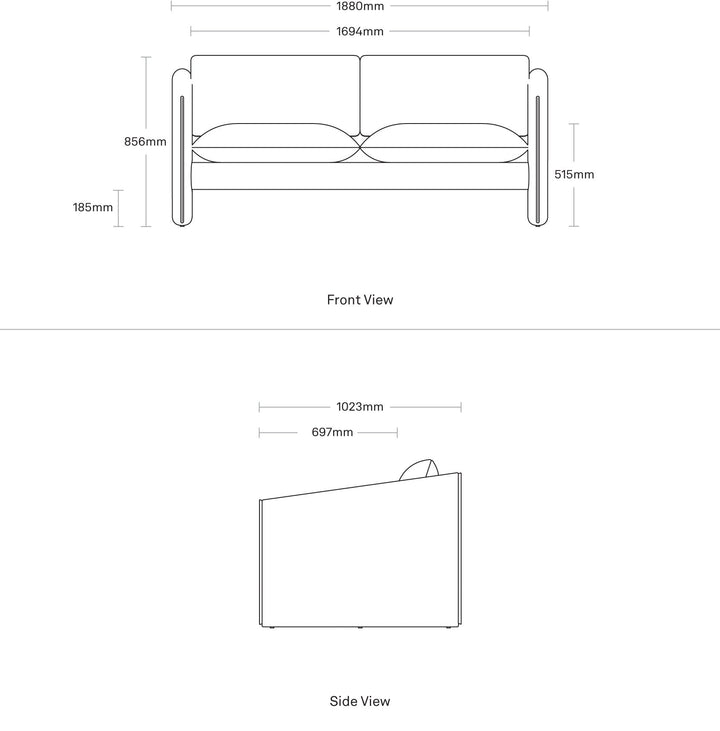 Softmore 74" Sofa