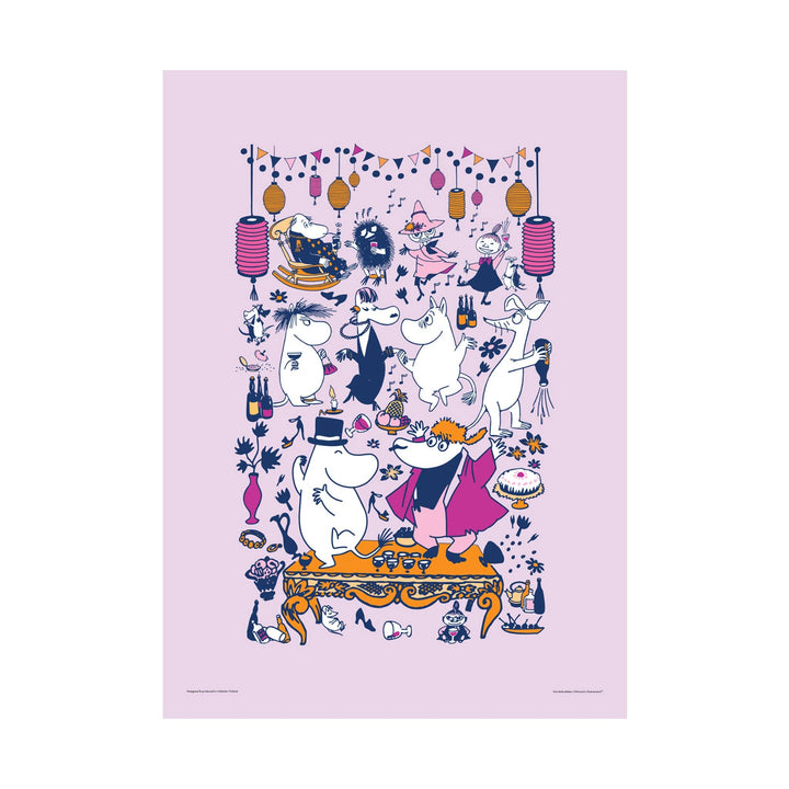 Moomin Party Poster: 50x70cm