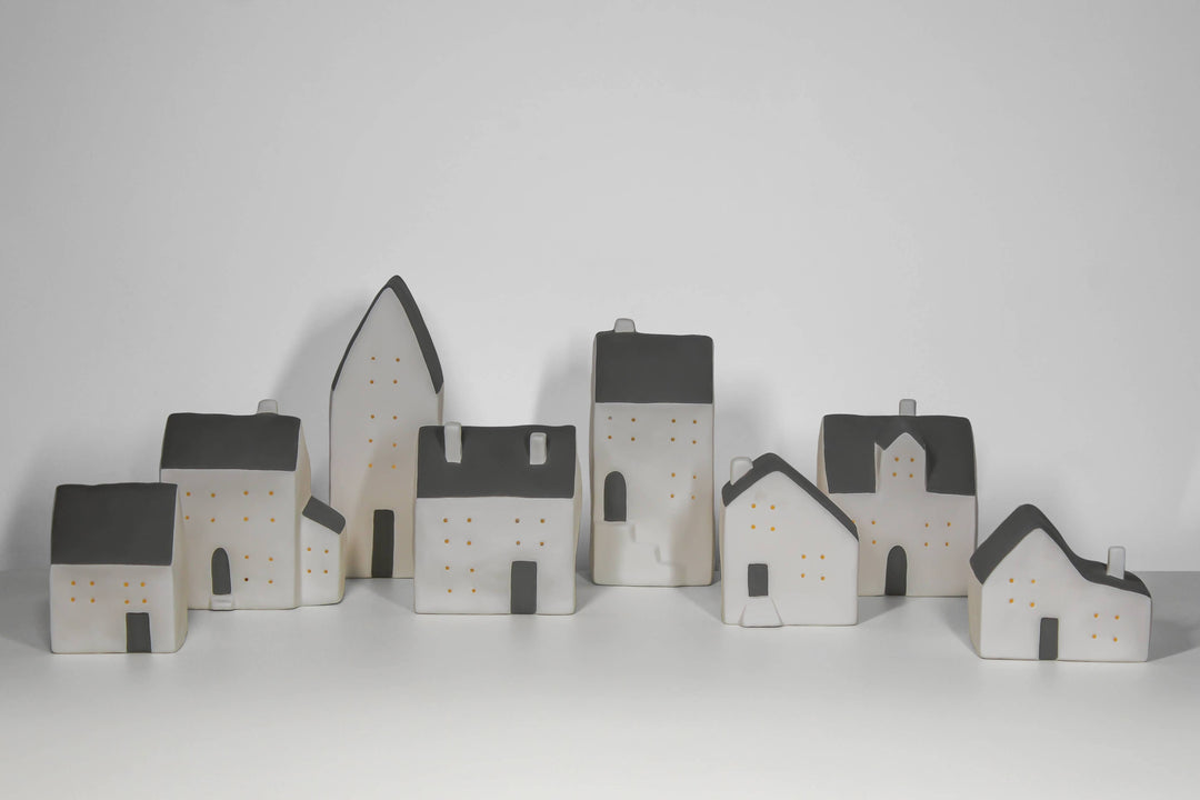 Cozy Ceramic LED House Large