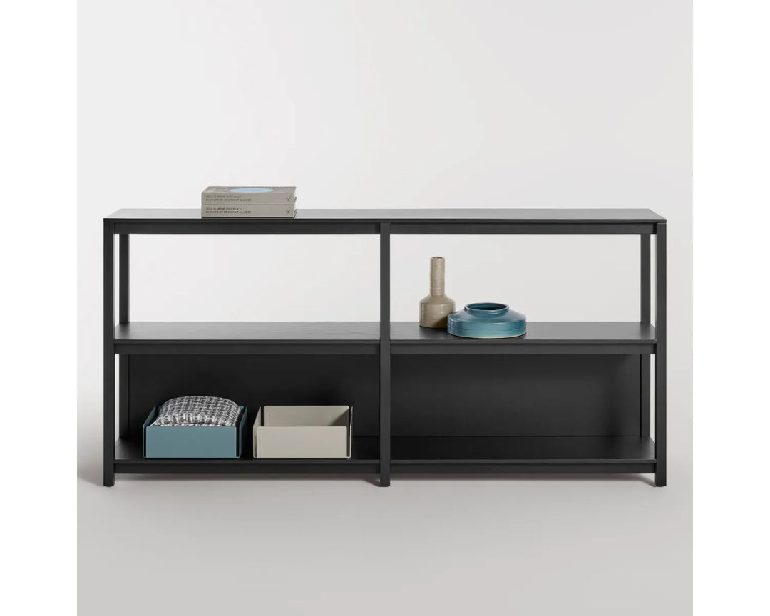 Open Plan Large Low Bookcase