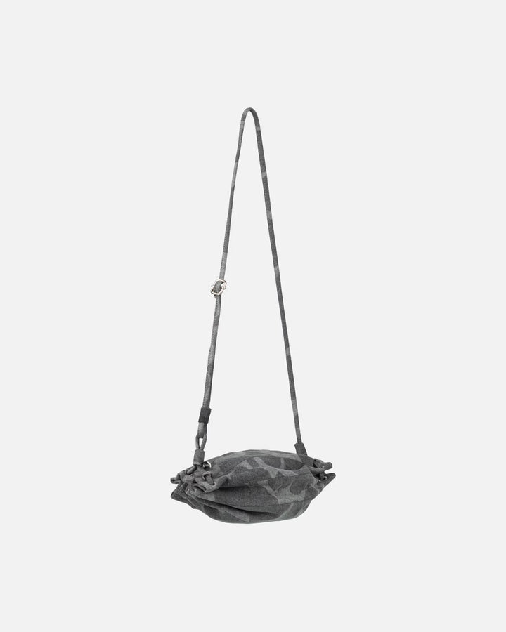 pikku karla denim bag - grey