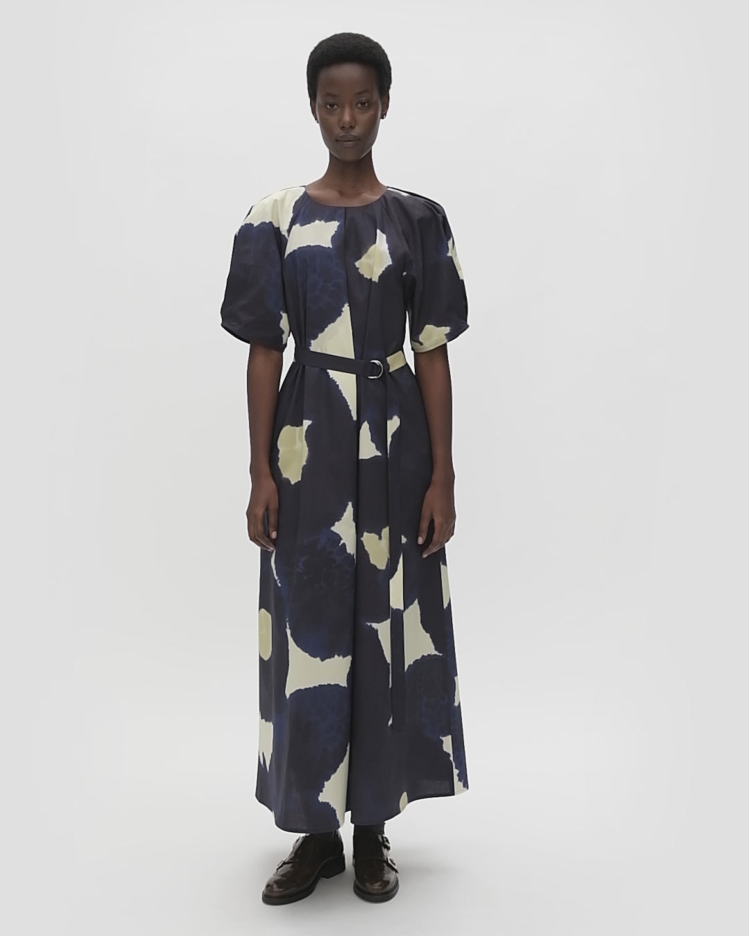 juhlinta kehäkukka cotton poplin dress