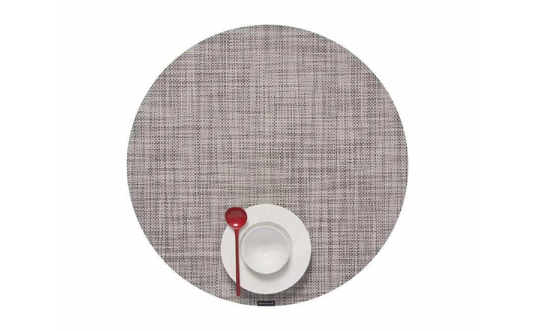 Mini Basketweave Round Placemat