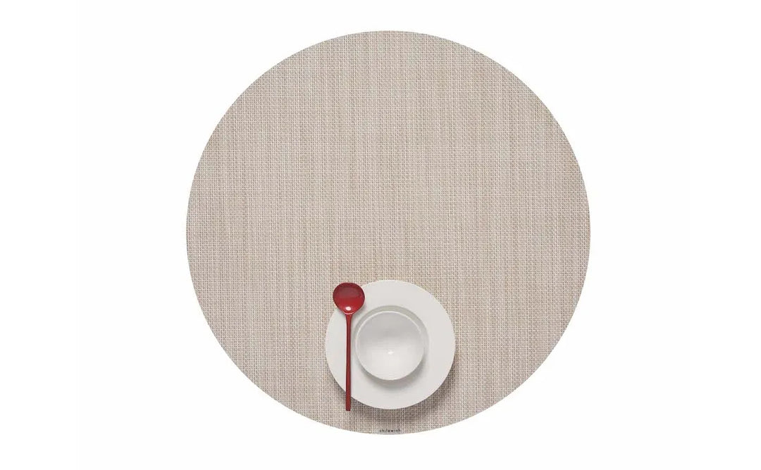 Mini Basketweave Round Placemat