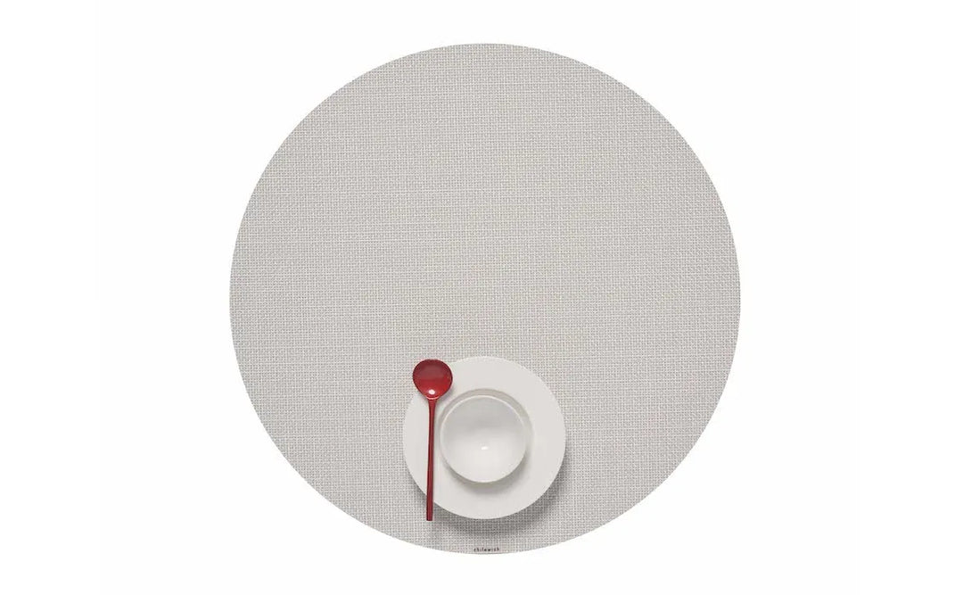 Mini Basketweave Round Placemat