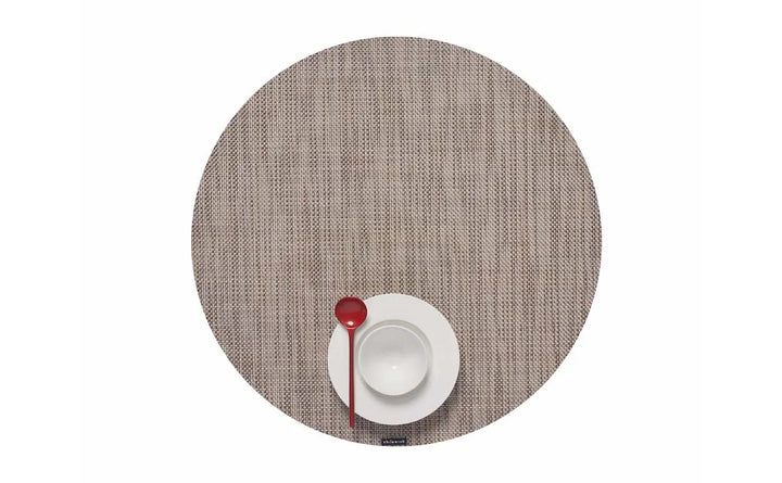 Mini Basketweave Round Placemat