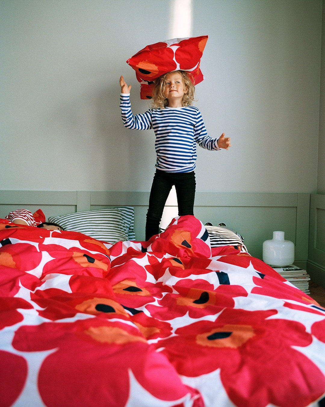 unikko euro duvet cover queen red bedding bed bath