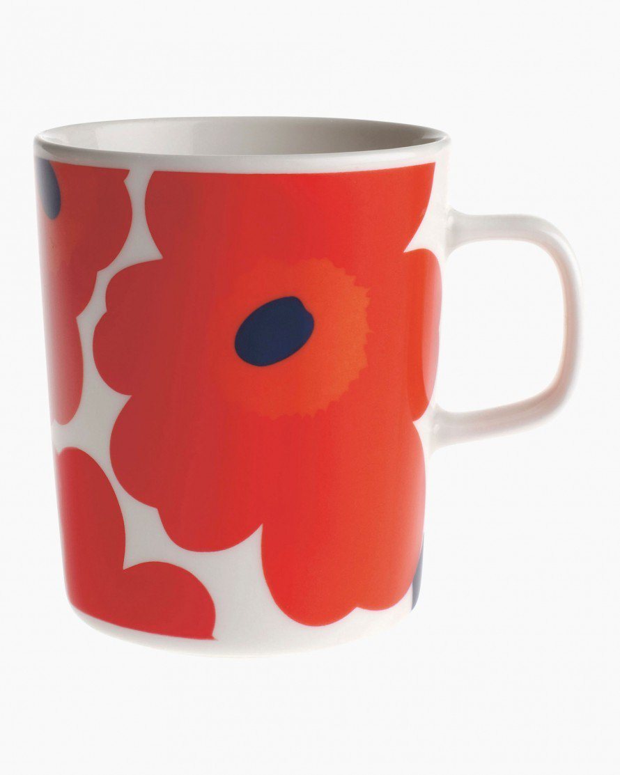 unikko mug red unikko tableware home