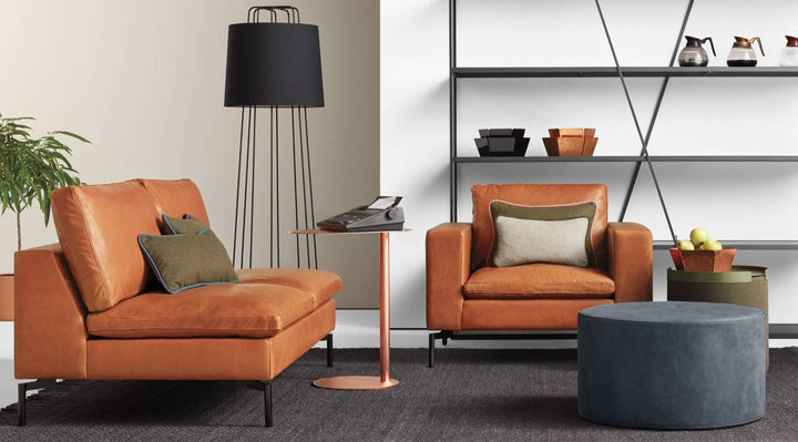 New Standard Leather Lounge Chair