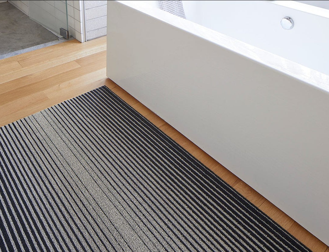 Domino Stripe Shag Mat