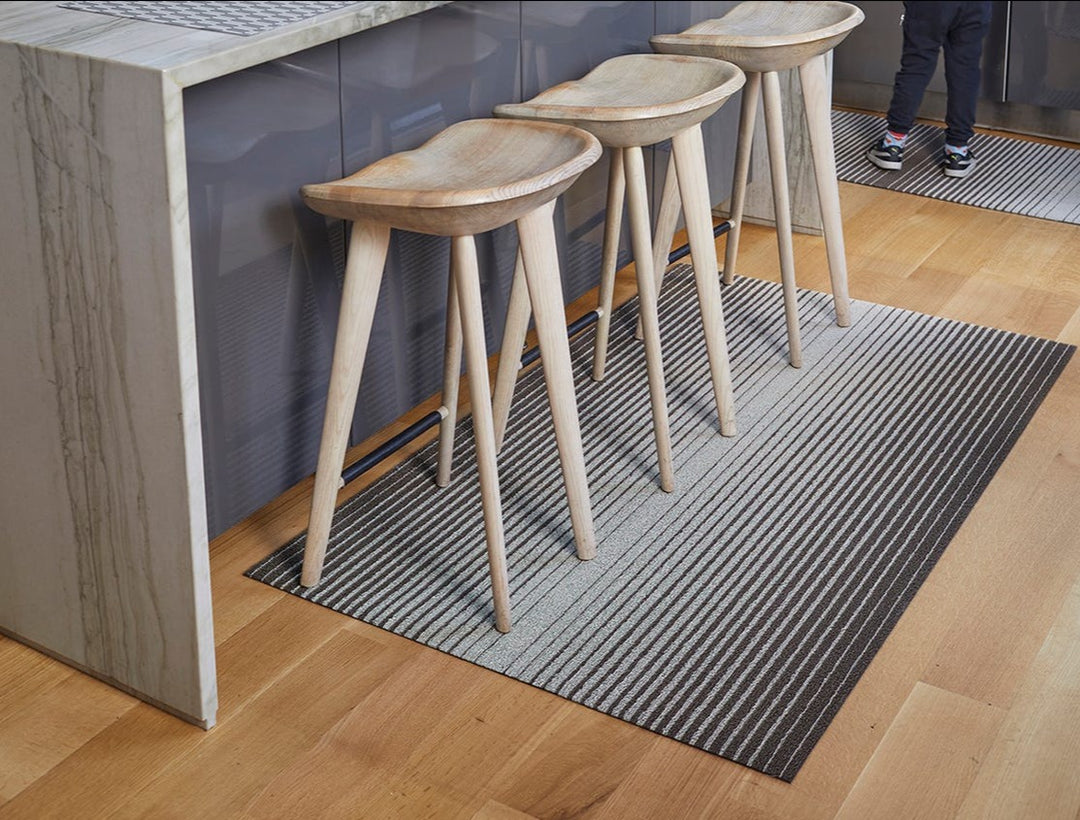 Domino Stripe Shag Mat