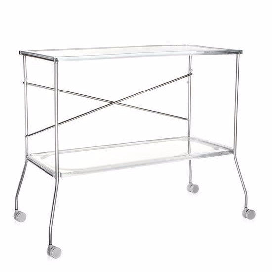 Flip folding tray
